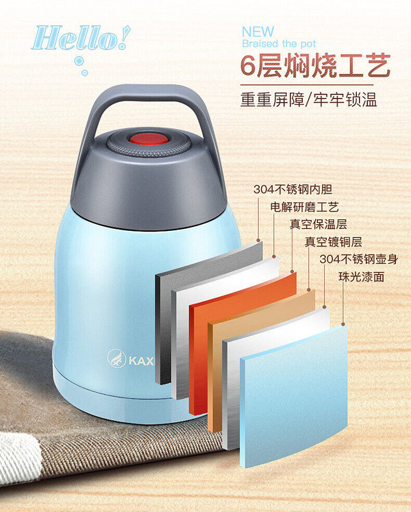 Insulation Stainless Steel Thermos LunchBox Tableware Meal Container Vacuum Food