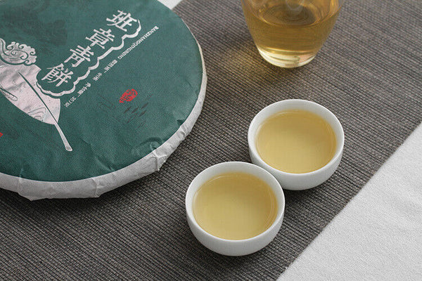 357g Yunnan Puerh Tea Banzhang Green Cake Large Tree Old Tree Puerh Raw Cake