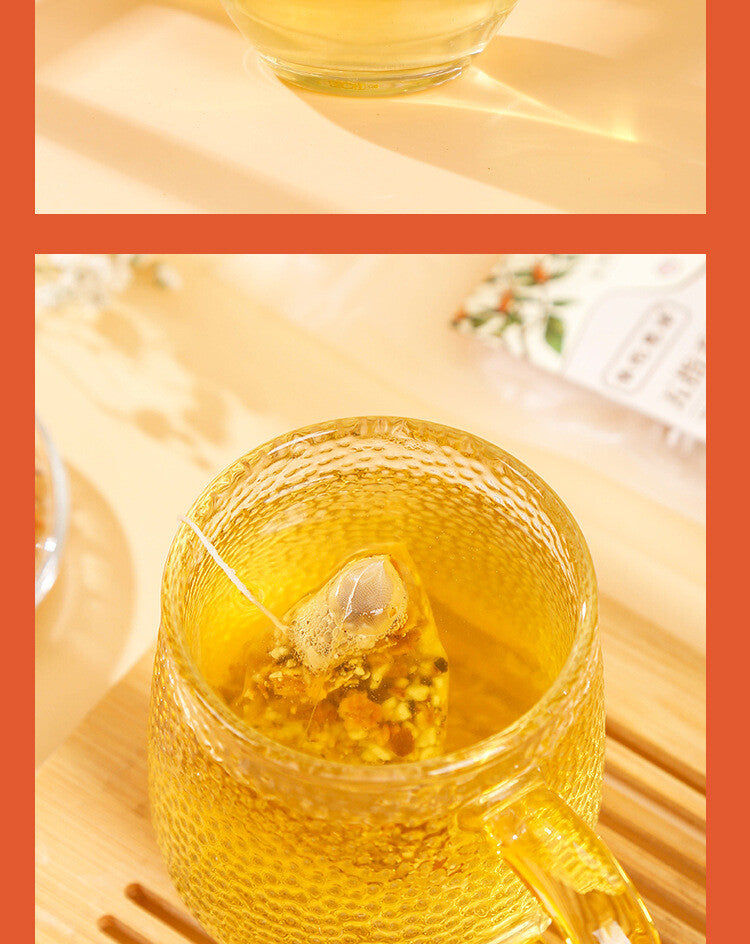 Wuzhishan Tu Fu Ling tea 10 packets * 8g triangle bag tea combination tea