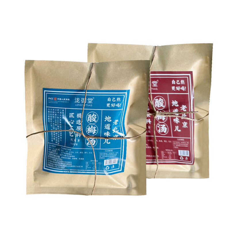 Old Beijing Plum Soup Kit: DIY Summer Drink, Dried Fruits, Herbal Blend