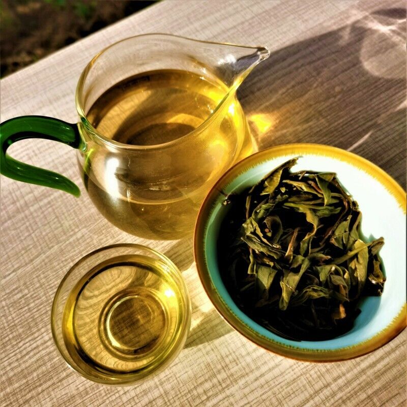 HelloYoung High Quality Yunnan Qizi Cake Green Tea Ancient Tree Xigui Pu'er Tea 357g