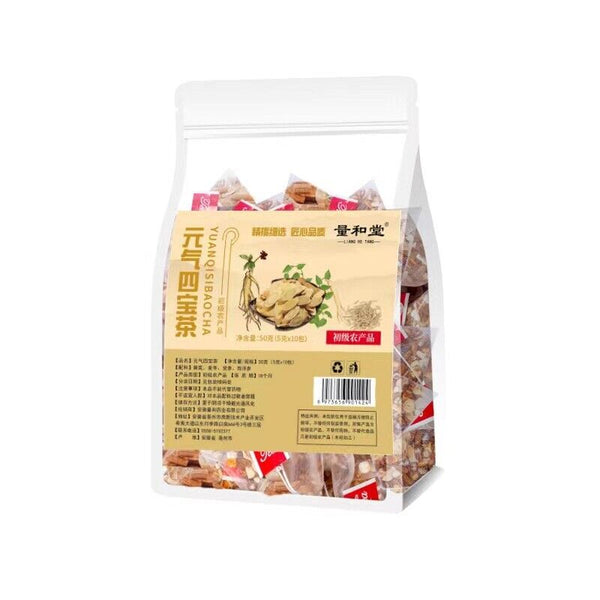 Yuanqi Sibao Tea Astragalus Maidong, American Ginseng Codonopsis Independent Bag