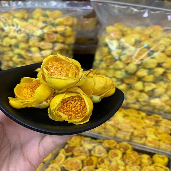 Jin Cha Hua Healthy Bulk Tea Chinese Herbal Tea Flower Golden Camellia Tea 50g