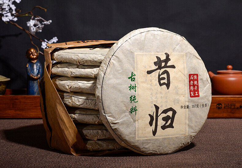 Yunnan Pu'er Tea Raw Tea Cake 357g Ancient Tree Tea Raw Tea Healthy Drink