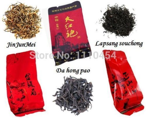 HelloYoung12 bags assorted Tea Jinjunmei Tea Lapsang souchong Tea Dahongpao Tea Black Tea Main image