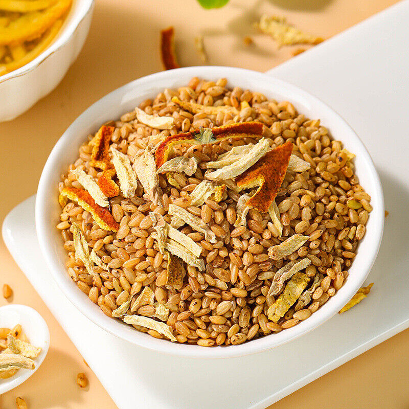 HelloYoung Organic Chenpi Ginger Rice Tea Blend Loose Leaf Infusion for Health and Wellness