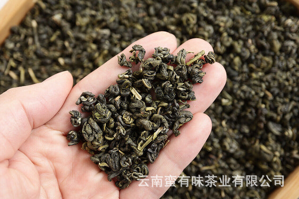 HelloYoung 500g bag Yunnan Yunnan Green Tea Puerh Tea Bi Luo Chun One bud and two leaves