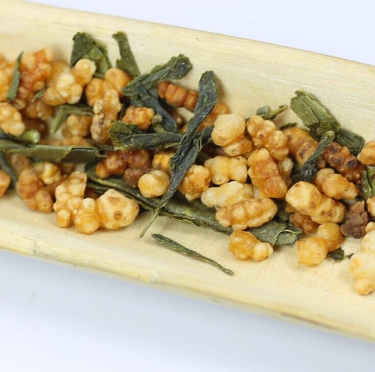 Geimaicha Green Tea Roasted Rice Sencha Genmaicha Brown Rice Tea 500g/1.1LB Secondary image
