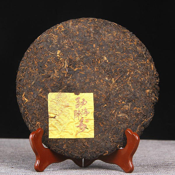 2019 Aging Fragrant Ripe Puer,Menghai Chen Xiang Shu Puer Tea Collection 357g