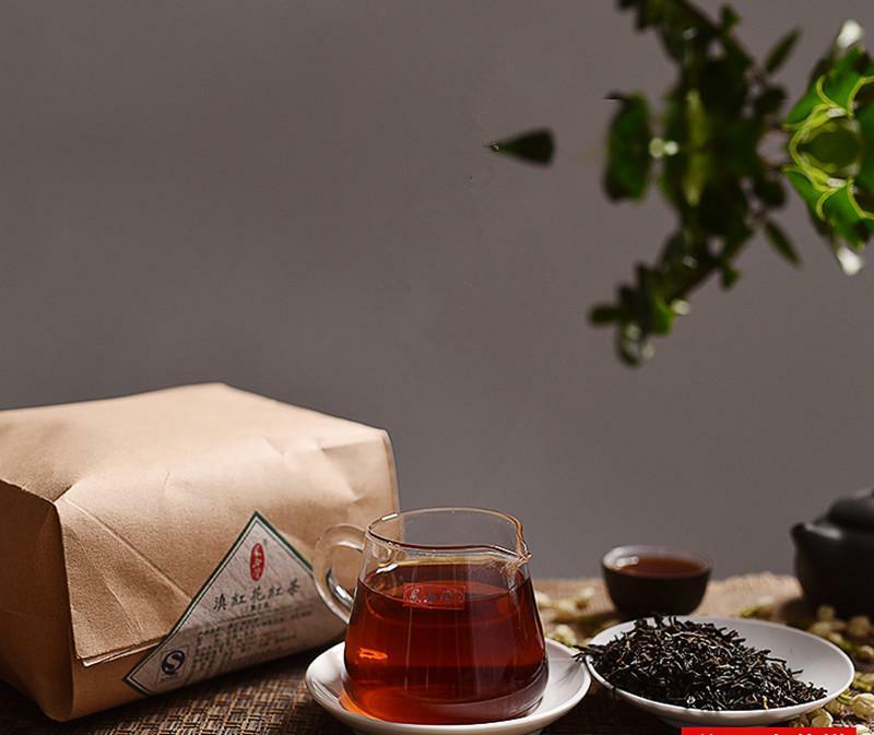 Dianhong Kung Fu Tea Dianhong Black Tea 400g Smoked Jasmine Black Tea In Bulk
