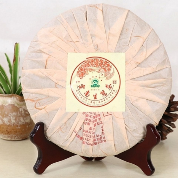 HelloYoung Yunnan Ecological Tea Pu'erChaTea 357g Xiaguan FT Five Star Red Peacock