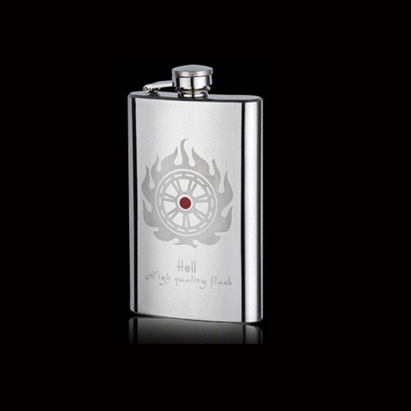 Stainless Steel Liquor Whisky Alcohol Portable Drinkware Flagon  Vodka Hip Flask