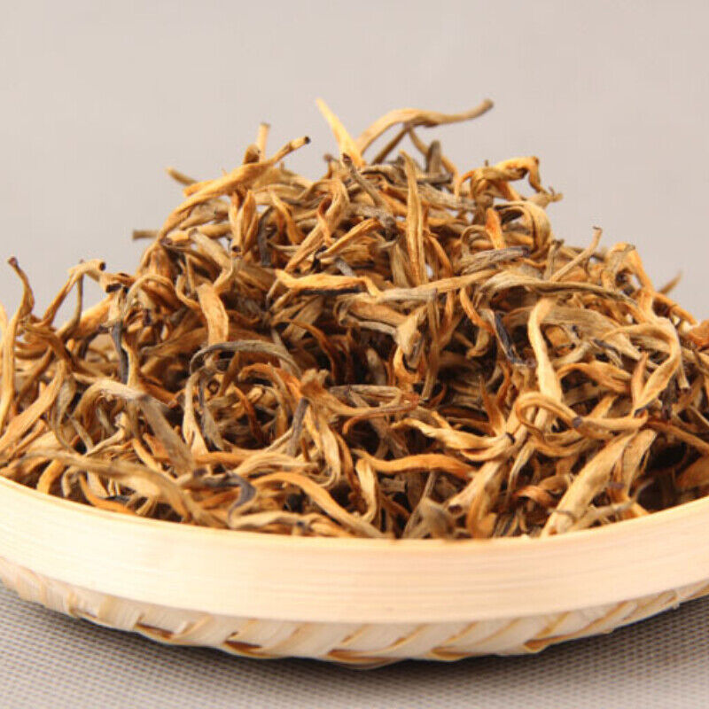 HelloYoung Yunnan Spring Tea Top Quality Wire Dian Hong TeaRed Single Bud Organic Black Tea