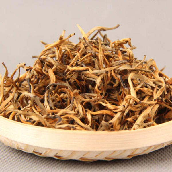 HelloYoung Yunnan Spring Tea Top Quality Wire Dian Hong TeaRed Single Bud Organic Black Tea
