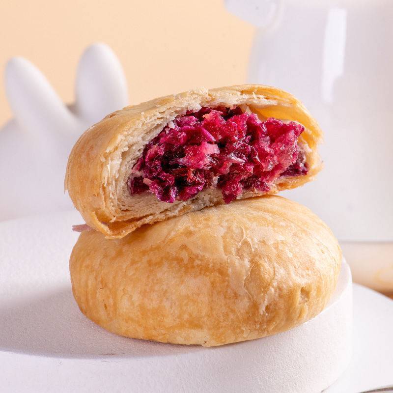 Yunnan Flower Cake Oatmeal Matcha Rose Sweet Potato Snack Breakfast