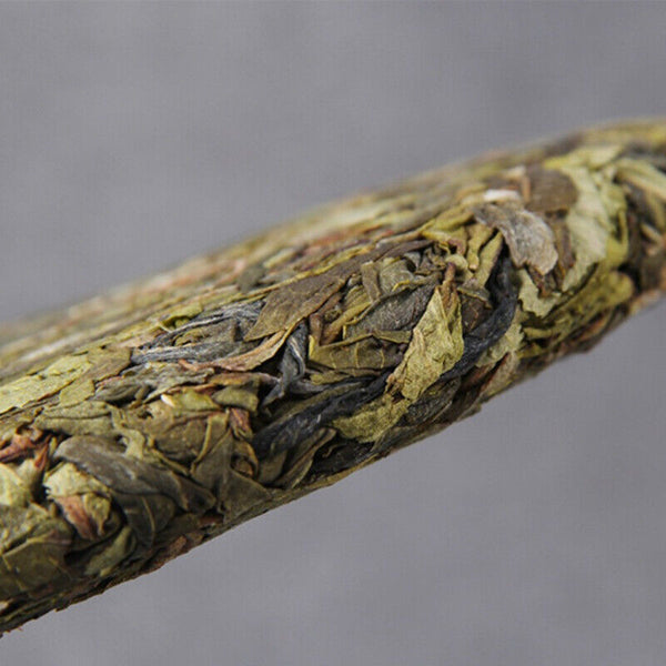 357g Pu'er Raw Tea Wuzhai Golden Leaves Puerh Shengcha Cake Yunnan Pu-erh Tea