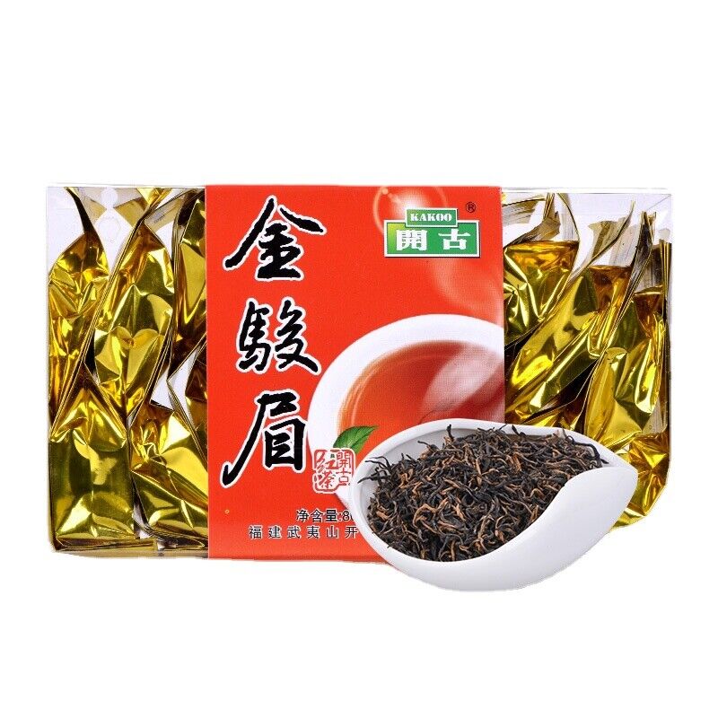 HelloYoung Jinjunmei Fujian Wuyishan Min Black Tea Tea Bagged Tea 16 Packs/Box 80g Main image