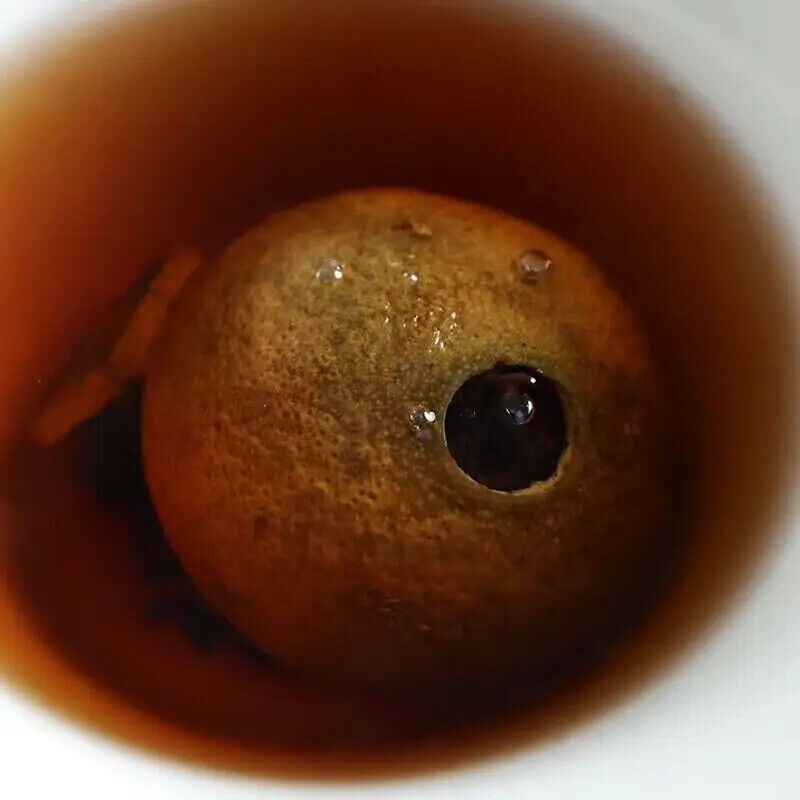 500G Famous Old Tangerine Ripe Puerh Dried Green Orange Peel Puer Tea Ball Main image