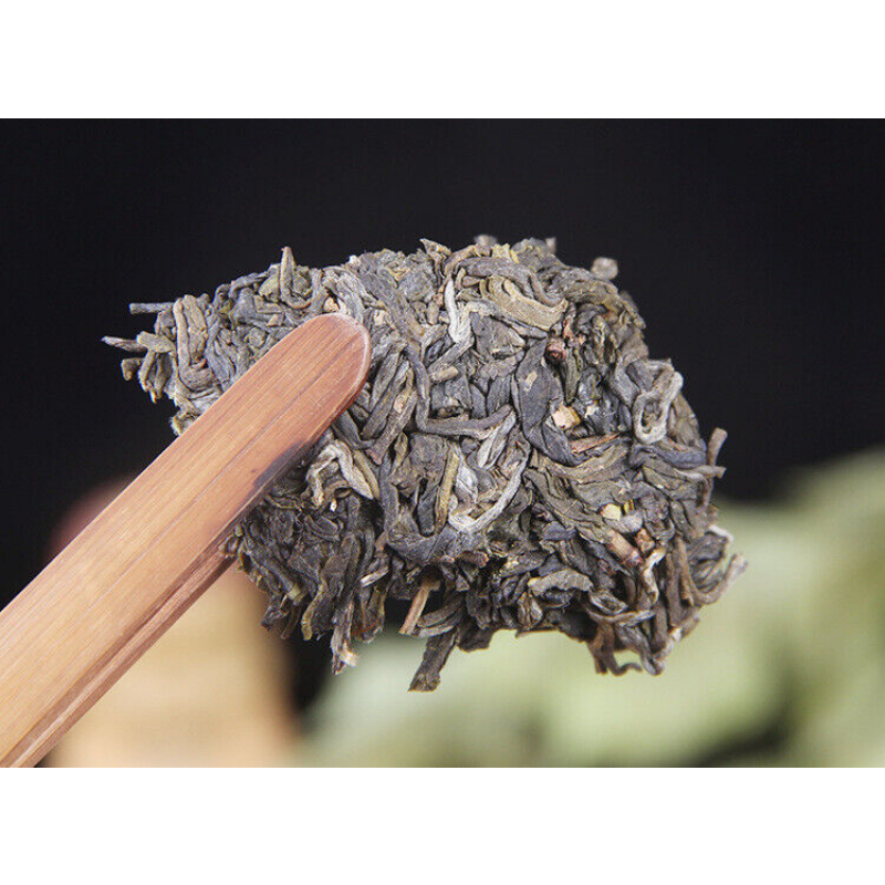 Pu-erh Tea 500g/1.1LB Organic Ancient Tree Spring TeaYiwu Mint Hetang Cha Tea