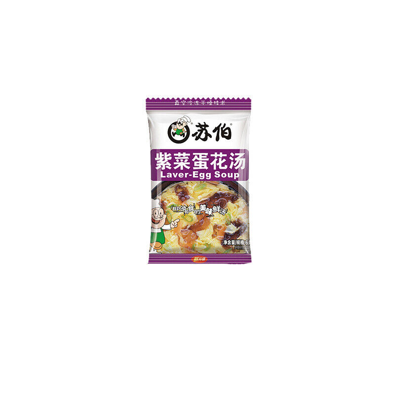 10 Packs Subo Instant Soup Egg Drop Soup Vegetable Soup Ready To Drink 苏伯速食汤蛋花汤