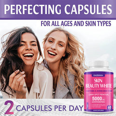 Glutathione Capsules Whitening Pills Glutathione Whitening Capsules 60 Capsules