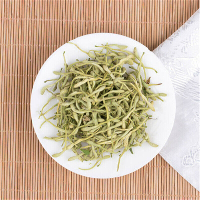 HelloYoung Organic Honeysuckle - Loose Buds Tea Natural Jin Yin Hua Ecology Loose Leaf Tea Main image