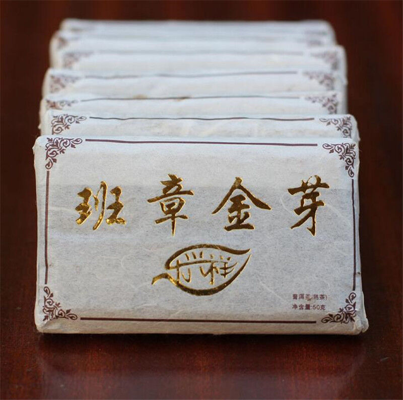 HelloYoung Chinese Yunnan 50g Ripe Puerh Tea Brick Black Tea Top Quality Shu Puer Pu'er Tea Secondary image