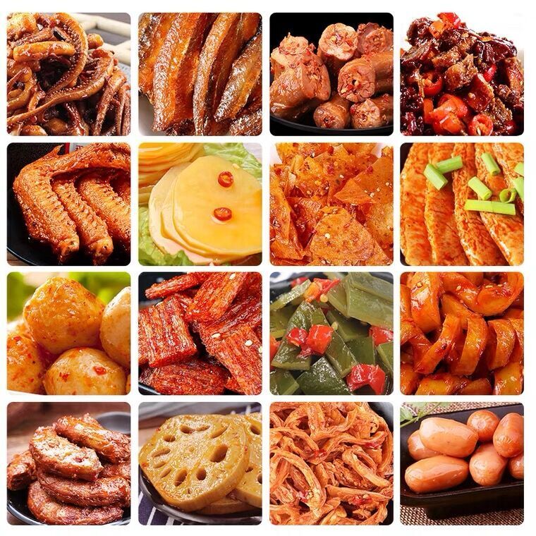 Gift Pack Spicy Braised Snacks Delicious Snacks Mixed in A Box for Friends Main image