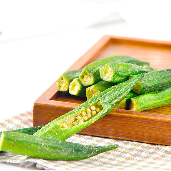 High-quality Okra Crisp Dried Fruit and Vegetable Crisp Instant Snacks 250g