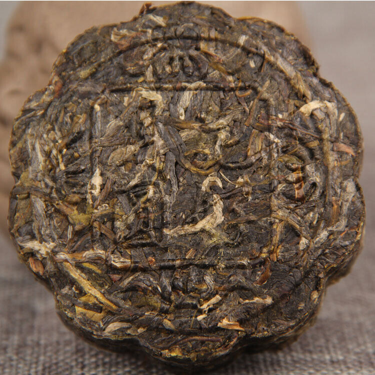 Mond Runde Grüne Nahrung Puerh Tee Mond Kuchen Blume Gute 100g Pu'er Rohtee