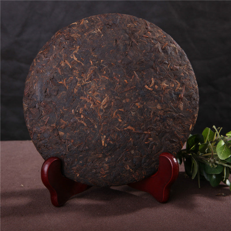330g Ripened Pu-erh Tea Cake Organic Cooked Puer Tea Factory Direct Green Food 茶