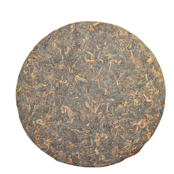 HelloYoung Yunnan Tea Tree King Puerh Tea Ripe Tea Cake Brown Ripe Tea Cake 357g/12.59oz
