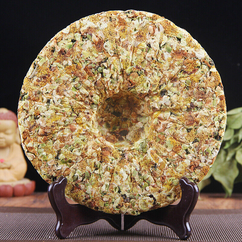 HelloYoung Pu-erh Tea Cake Raw Tea 357g Tea Flower Pu-erh Cake 谷花普洱茶饼生茶357g茶花普洱饼大雪山茶区普洱茶叶