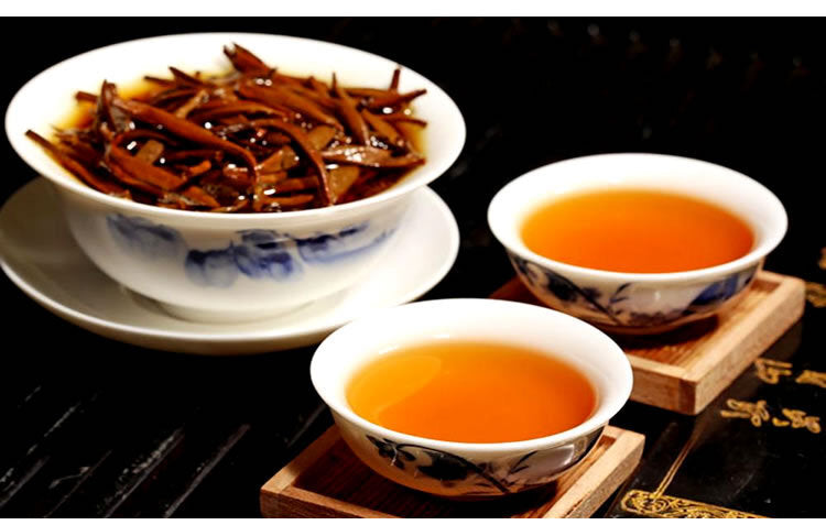 500g Fengqing Yunnan Tea Jin Luo Dianhong Black Tea Honey Fragrance Golden Buds