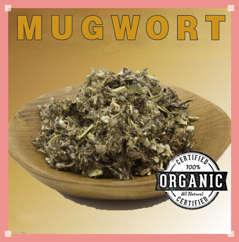 MUGWORT 100% Certified Organic Herbal Tea -Promotes Calm Relaxation 50G Main image