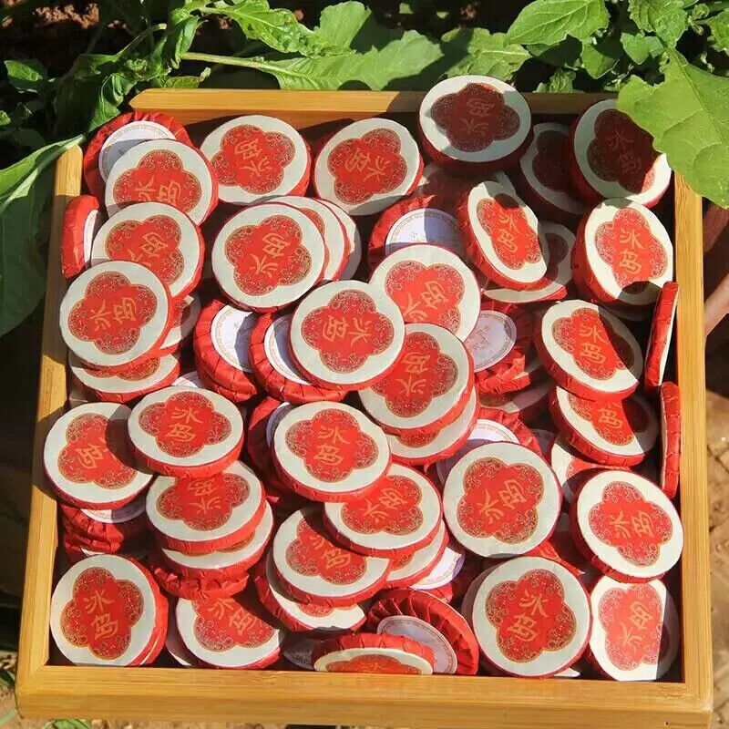 Mini Puer Tea Cake 6 Gram Raw Puerh Bing Cha Bingdao Sweet Raw Puer Tea Cake Secondary image