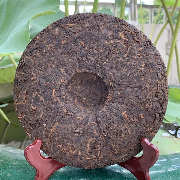 Yunnan Pu Erh Tea China Tea Shu Puer Ripe Cake Cooked Menghai Golden Buds 357g