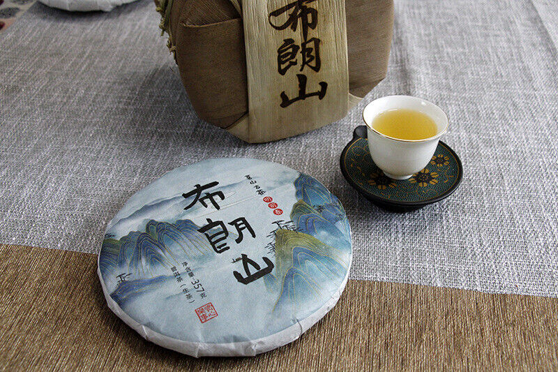 357g Yunnan Pu'er Tea Menghai Tea Raw Tea Pu'er Bulang Mountain Raw Cake Raw Pu