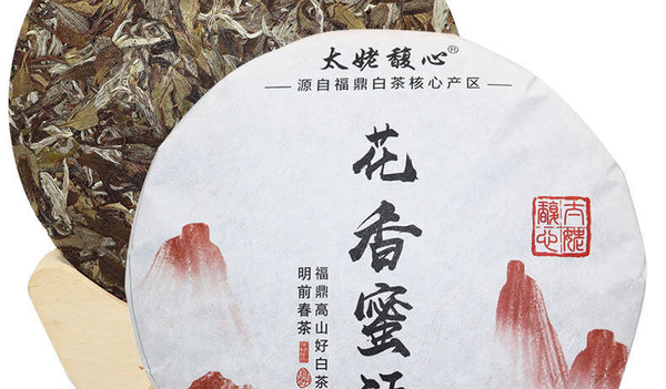 HelloYoung 350g Fuding white tea white peony king tea cake Panxi spring tea white tea