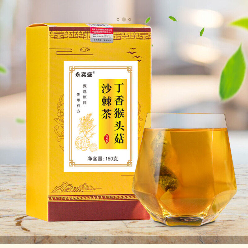 Lion's Mane Clove Sandthorn Herbal Tea with Jiu Zhen Flower Tea Bags Main image