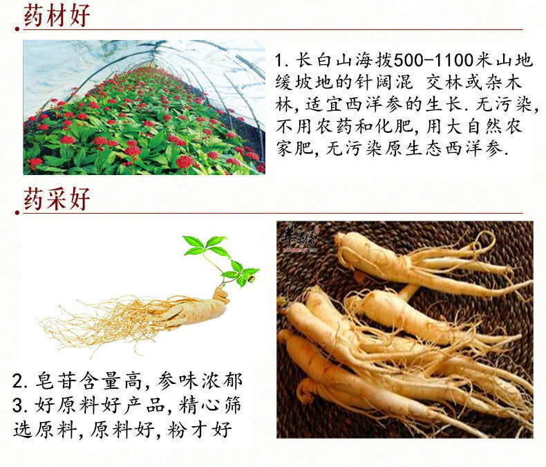 American Ginseng Slices Changbai Mountain High Quality Ginseng Slices 100g/can
