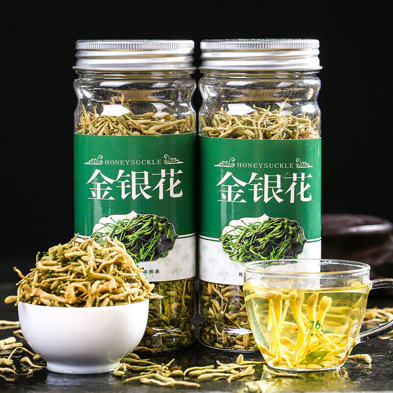 HelloYoung 40g Natural Honeysuckle Herbal Tea Jinyinhua Chinese Ecology Organic Flower Tea