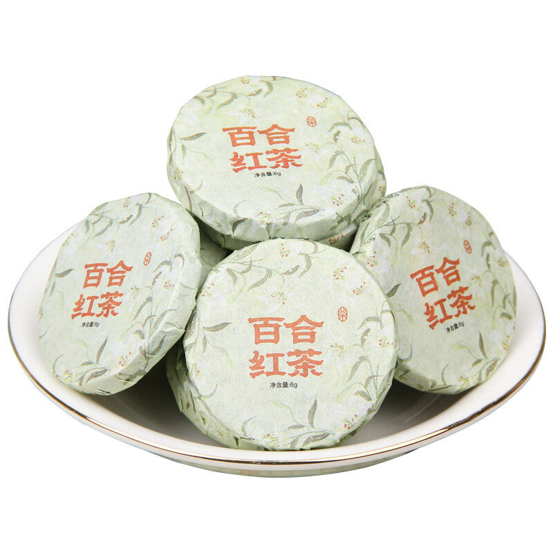 Fongqing Dianhong Premium Floral Tea Blend Yunnan Red Tea Lily Flower Tea Main image