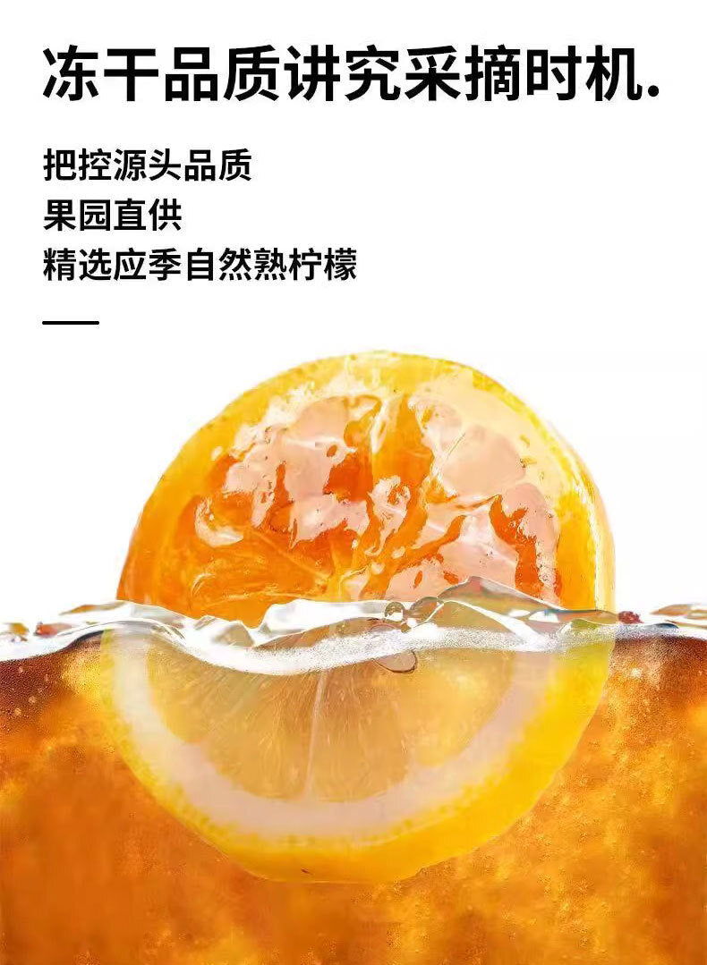 Freeze-Dried Fruit Tea: Brown Sugar & Lemon Slices | Individually Packed