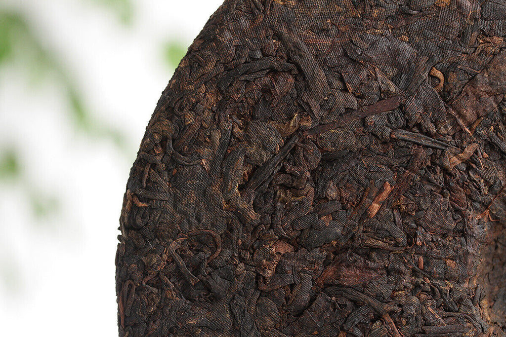 HelloYoung 357g Yunnan Puerh Ripe Tea Dry Storage Ripe Tea Menghai Flavor Seven Seed Cake