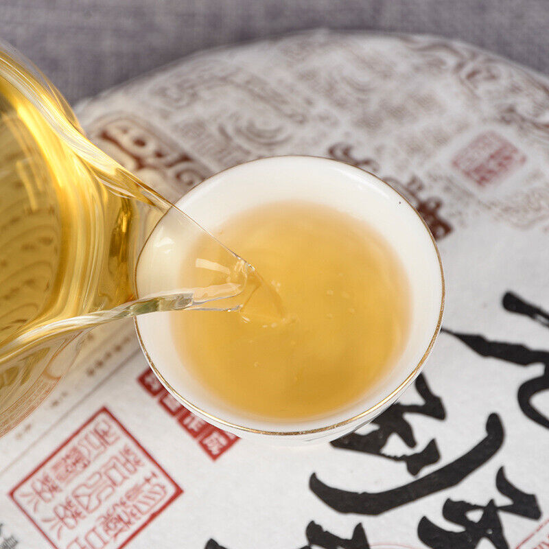 HelloYoung LaoBanZhang Cake Pu'er Tea Ancient Tree Tea Spring Tea Qizi Cake Tea357g/12.59oz Secondary image