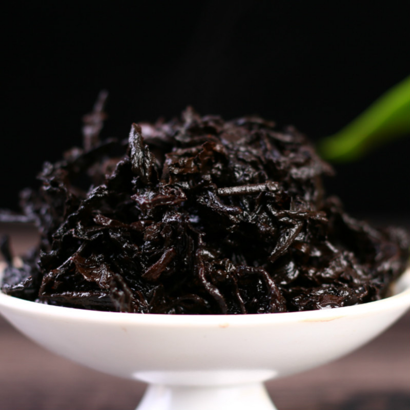 HelloYoung 357g Yunnan Menghai Pu'er Tea Le Xing Xiang Cakes Ripe Tea Cake Pu'er Aged Tea