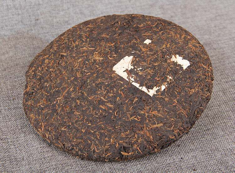 HelloYoung Chinese Cooked Pu-erh Gift Tea Black Tea Menghai Big Tree Pu'er Tea Cake 380g