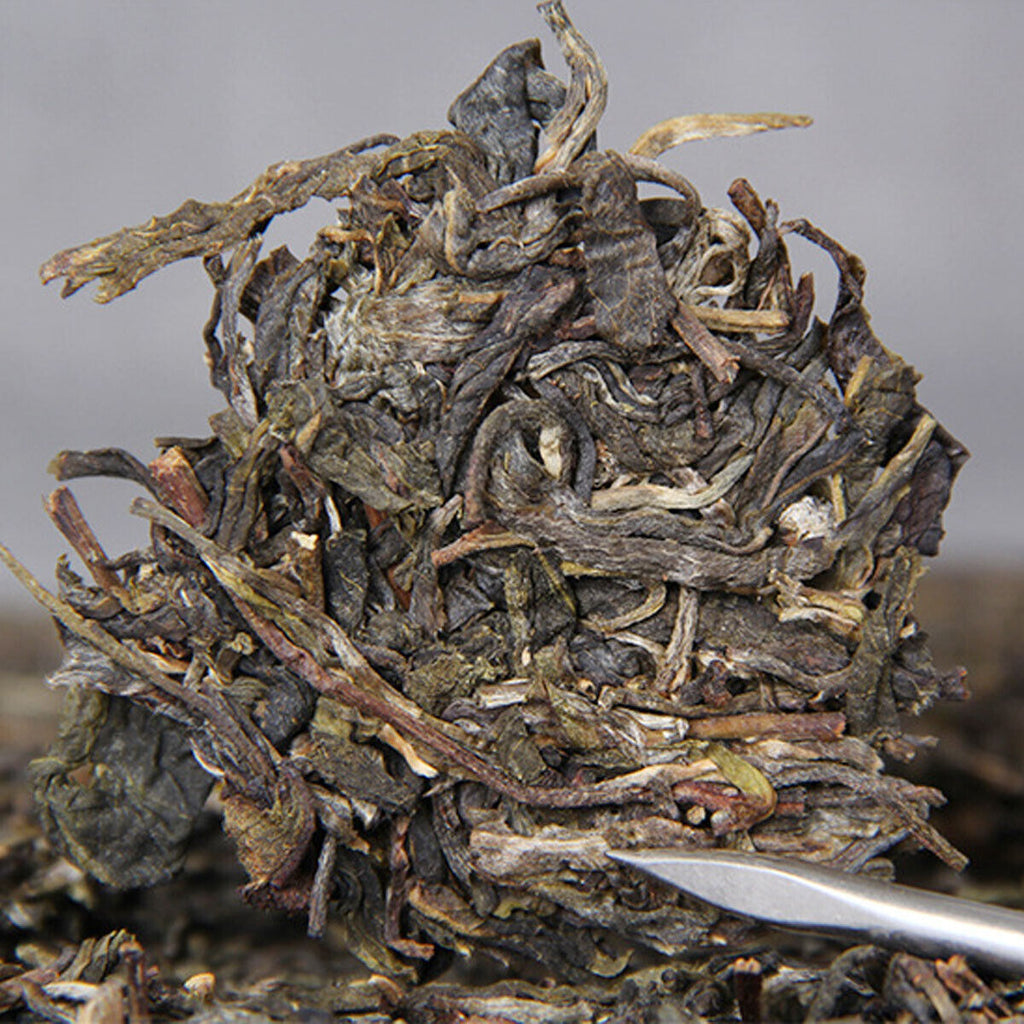 HelloYoung BanZhang Collectibles Sheng Puer Tea Premium Cha Hand-made Pu-erh Tea Cake 357g