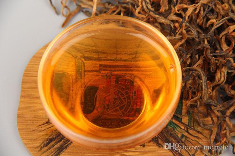 HelloYoung Dian Hong Tea Goolden Bud Orchid Fragrance Kungfu Black Tea Heallth Care 250g